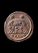 Oud-Romeins Brons Constantine I Urbs Roma Commemorative