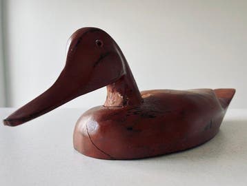 Lokeend - Antieke lokvogel (decoy duck) - Hout