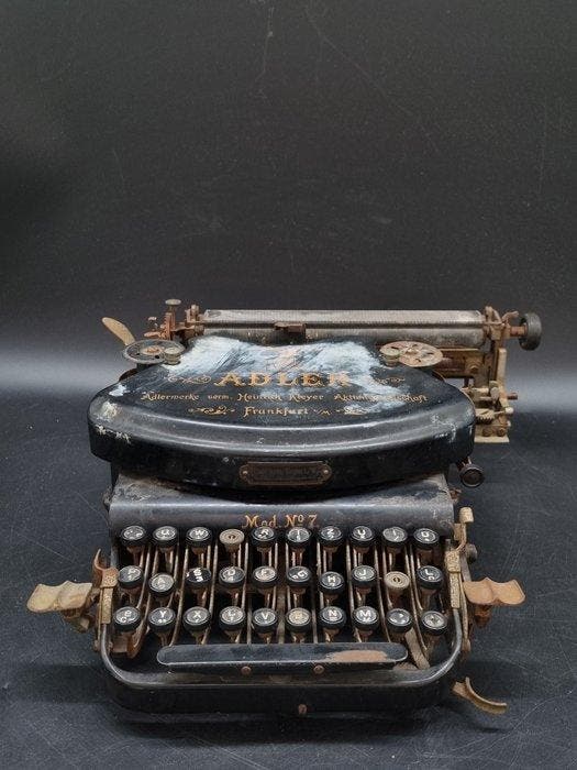 Adlerwerke. H. Kleyer AG - Adler model 7 - Machine à écrire, Antiek en Kunst, Kunst | Designobjecten