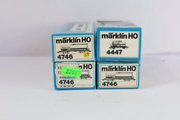 Märklin H0 - 4746/4447 - Wagon de marchandises pour trains