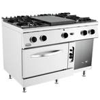 Fornuis/Doorkookplaat + Heteluchtoven | BASE 700 | Gas | 4, Verzenden