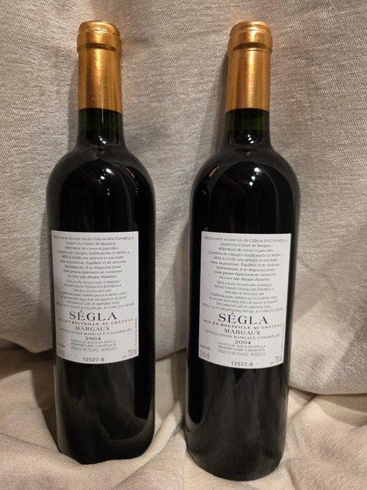 2004 Ségla, 2nd wine of Chateau Rausan Segla - Margaux - 2, Collections, Vins