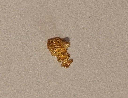 Goud Goud nugget- 0,23 g - (1), Verzamelen, Mineralen en Fossielen