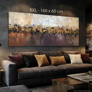 Monika Spiewak - Abstract - Oil Painting Stretched On The