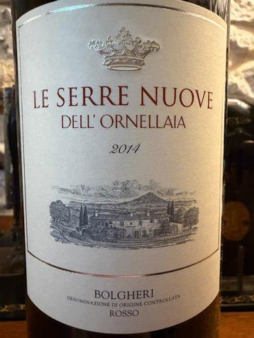 2014 Le Serre Nuove dellOrnellaia - Bolgheri DOC - 1 Magnum