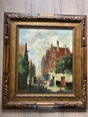 Jan van Rijsewijk (1928-1987) - Stadsgezicht