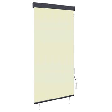 vidaXL Rolgordijn voor buiten 100x250 cm crème, Verzenden, Nieuw