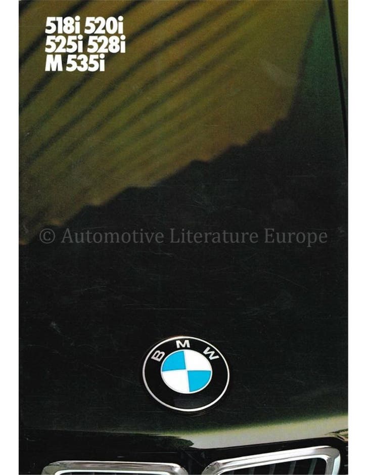 1984 BMW 5 SERIE BROCHURE NEDERLANDS, Livres, Autos | Brochures & Magazines