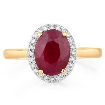 Zonder minimumprijs - Ring - 14 karaat Geel goud - 3.14ct., Nieuw