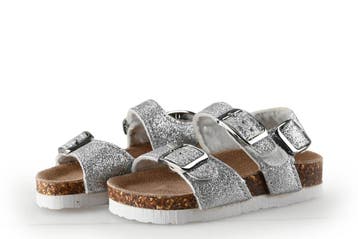 Carmen Sandalen Meisjes in maat 20 Zilver, Verzenden, Schoenen