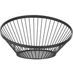 Fruitkorf | Metaal | Zwart | Ø280x130(h)mm HENDI, Verzenden