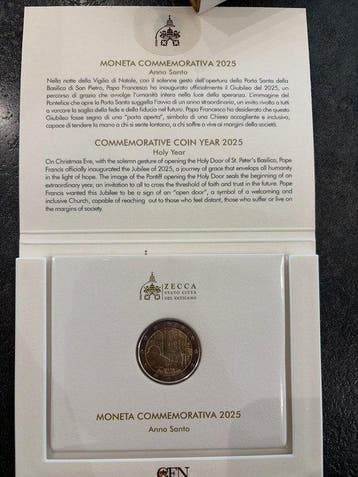 Vaticaan. 2 Euro 2025 Anno Santo (Zonder minimumprijs)