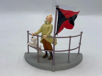 Moulinsart - Tintin - Diorama Tintin et Milou sur l’Aurore +