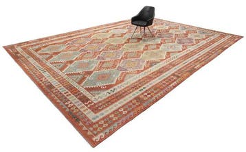 Kelim - Kelim - 587 cm - 410 cm - Kelim inutilisé au style, Huis en Inrichting, Stoffering | Tapijten en Vloerkleden, Nieuw