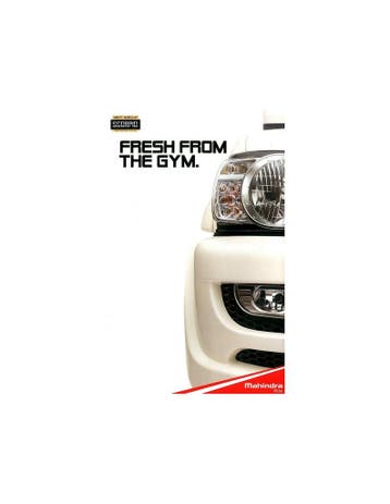 2014 MAHINDRA SCORPIO BROCHURE ENGELS, Nieuw