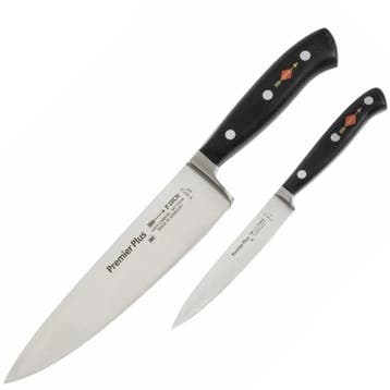 Messenset | PREMIER PLUS | RVS | Zwart | 2 Stuks DICK, Verzenden, Nieuw in verpakking