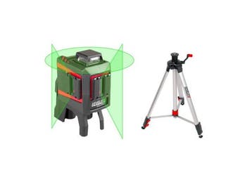 Veiling - Levelfix kruislijnlaser groen met statief CCL210G