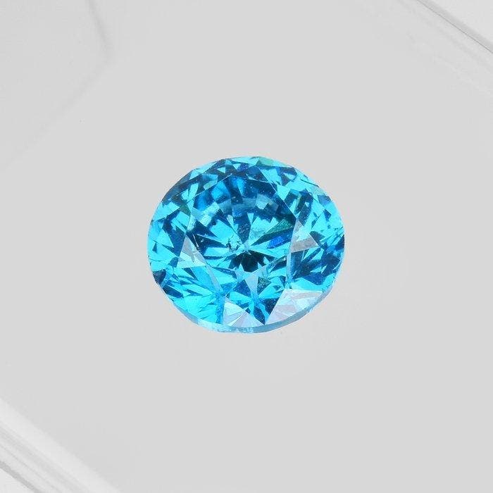 1 pcs Diamant (Kleurbehandeld) - 0.51 ct - Rond - SI2 -, Handtassen en Accessoires, Edelstenen