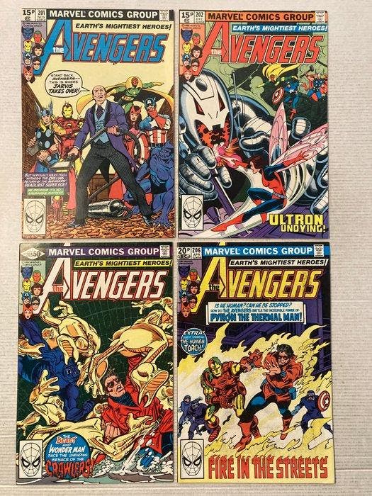 Avengers (1963) 8 comics in Range # 201 to 226. Bronze Age, Boeken, Strips | Comics