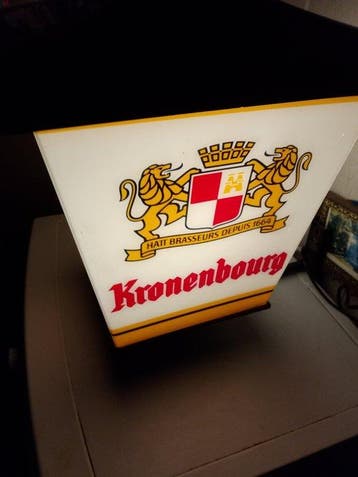 Bière kronenbourg - Reclamebord met achtergrondverlichting -