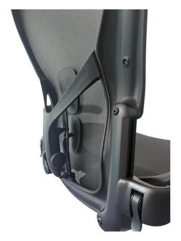 Herman Miller Aeron Remastered - Posturefit SL - Full Option, Verzenden, Zo goed als nieuw, Zwart, Bureaustoel