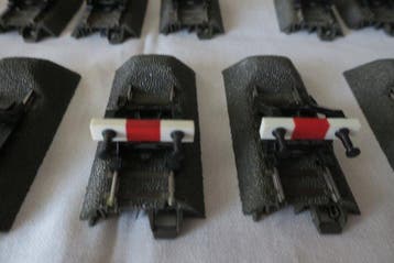 Märklin H0 - Modeltreinsporen (9) - 9 Stootblokken Spoor C