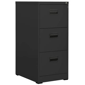vidaXL Archiefkast 46x62x102,5 cm staal antracietkleurig, Huis en Inrichting, Verzenden, Nieuw