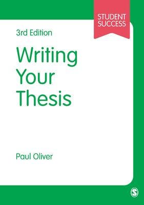 Writing Your Thesis |  | Nieuw, Verzenden, Nieuw