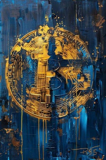Dine Chanima (XX-XXI) - (XXL) Giant Crypto Urban Canvas