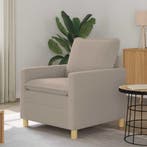 vidaXL bank / zetel Lichtgrijs 76 x 81 x 87,5 cm Stof, Verzenden, Nieuw