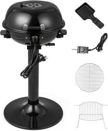 2dekans | GrillMaster Elektrische Barbecue 1600W – 44 cm, Ophalen of Verzenden
