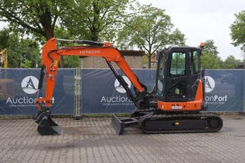 Veiling: Rupsgraafmachine Hitachi ZX55U-6 CLR Diesel 29.1kW, Zakelijke goederen, Ophalen