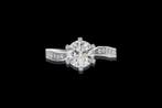 Ring - 14 karaat Witgoud - 2.18ct. tw. Diamant (Lab-grown) -