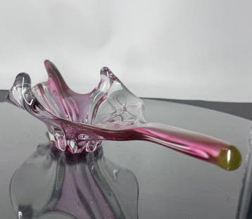 Val Saint Lambert - Centre de table - Cristal - Coupe splash