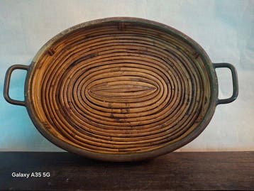 Mand - Rattan, Antiek en Kunst