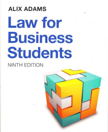 Law for business students, Verzenden, Nieuw