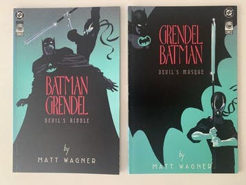 Batman / Grendel (Vol. 1) #1, 2 + (Vol. 2) #1, 2 - Complete, Boeken, Nieuw
