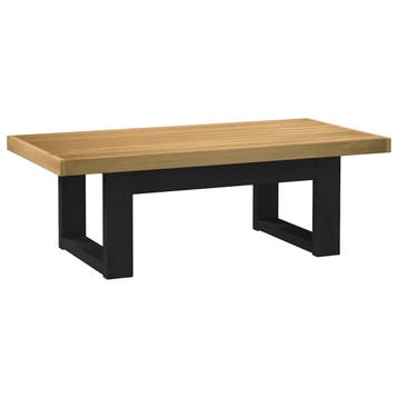 vidaXL Salontafel NOAIN U-vormige poten 120x60x40 cm massief, Huis en Inrichting, Tafels | Salontafels, Verzenden, Nieuw