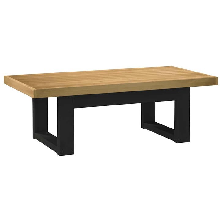 vidaXL Salontafel NOAIN U-vormige poten 120x60x40 cm massief, Huis en Inrichting, Tafels | Salontafels, Nieuw, Verzenden
