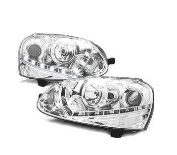 Phares Xénon Pour Volkswagen Vw Golf 5 03-08 Daylight Led Ch, Verzenden