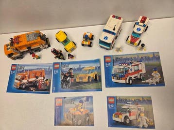 Lego Set - Ville - Doktersauto 7902+Coast Guard Quad Bike
