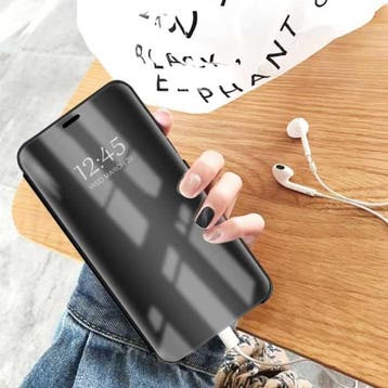 Oppo Reno 2 Smart Spiegel Flip Case Cover Hoesje Goud, Verzenden