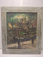 Hubert de Vries (1899-1979) - Haven van Antwerpen, Antiek en Kunst