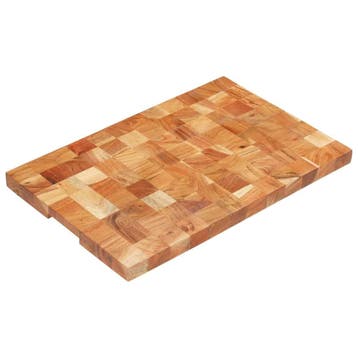 vidaXL Hakblok 60x40x3,8 cm massief acaciahout, Verzenden, Nieuw