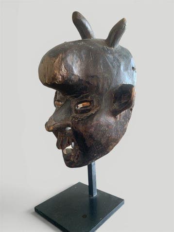 Oude Nkoh-masker - Bamileke - Kameroen, Antiek en Kunst