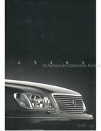 1998 LEXUS LS400 BROCHURE DUITS