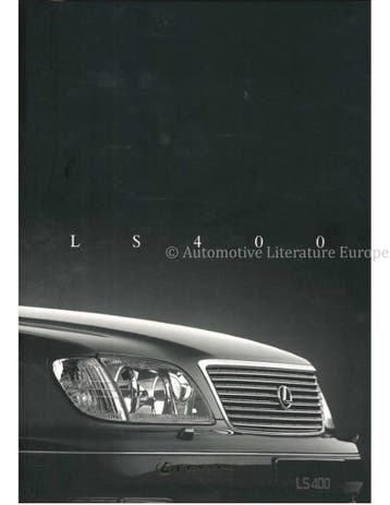 1998 LEXUS LS400 BROCHURE DUITS, Nieuw