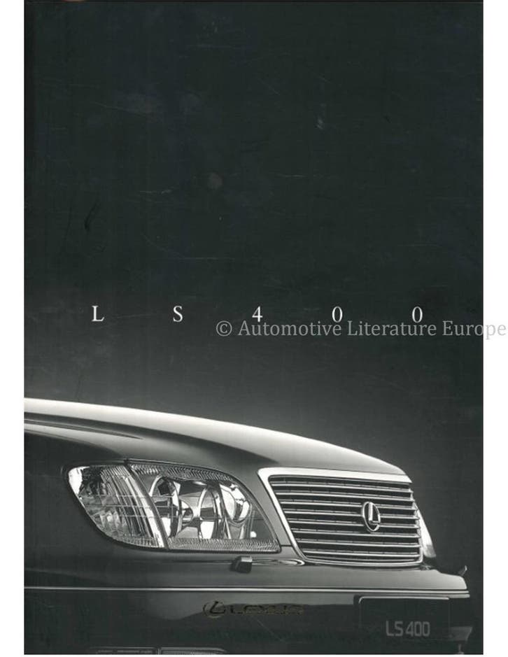 1998 LEXUS LS400 BROCHURE DUITS, Livres, Autos | Brochures & Magazines