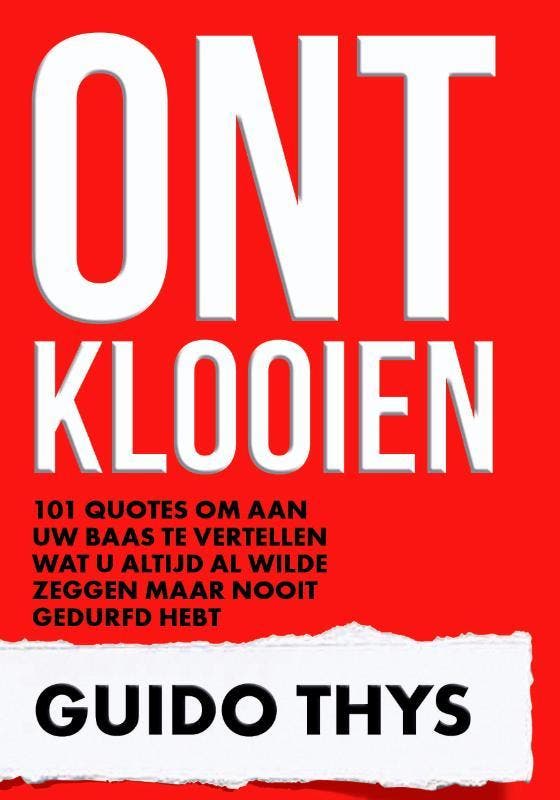 Ontklooien 9789082028294 Guido Thys, Livres, Économie, Management & Marketing, Envoi