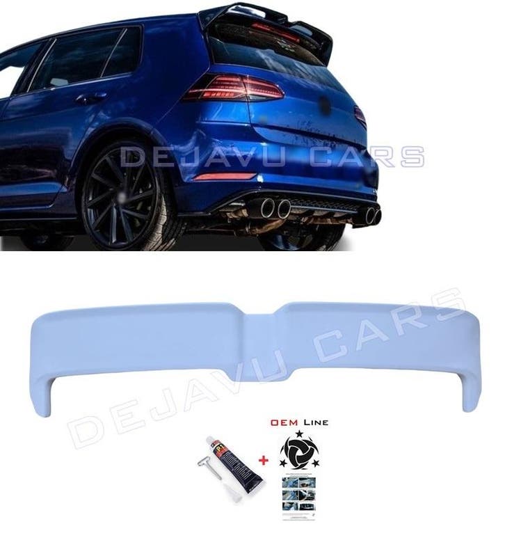 Aggressive Dakspoiler voor VW Golf 7 7.5 R GTI GTD GTE Rline, Auto diversen, Tuning en Styling, Ophalen of Verzenden